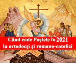 Explicația este aceea că și data învierii este distinctă la cele două confesiuni, fiind calculată conform calendarului gregorian la catolici și iulian la ortodox (calendarul vechi). Cand Cade PaÈ™tele In 2021 La OrtodocÈ™i È™i Romano Catolici Yve Ro