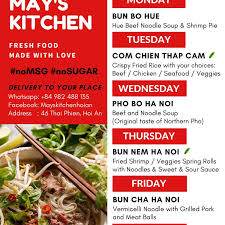 They offer multiple other cuisines including asian, delivery, take out, and chinese. May S Kitchen Home Facebook