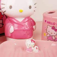 Cheap bathroom accessories sets, buy quality home & garden directly from china suppliers:hello kitty bathroom set toilet set cover mat holder closestool lid cover bathroom products bathroom accessories sets 4pcs/s enjoy free shipping worldwide! Hello Kitty Bathroom Set