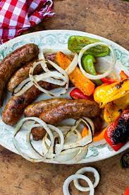 Grilled Sausages Onions And Peppers Recipe Stuffed Peppers Grilled Sausage Nyt Cooking