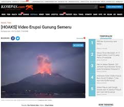 Daerah sekitar sumber mujur dan curah koboan, saat ini menjadi titik guguran awan panas, jelas bupati thoriqul dalam keterangan. Salah Video Gunung Semeru Meletus Turnbackhoax