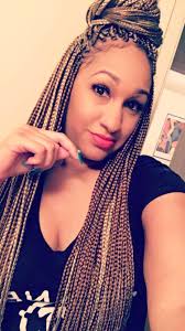Black And Brown Box Braids On Dark Skin Honey Blonde Box Braids Blonde Box Braids Box Braids Hairstyles Box Braids