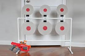 Aug 15, 2019 · diy nerf gun storage rack get ready for backyard battles with this nerf gun storage rack! Diy Nerf Target Made From Pvc And Paper Plates That Spins