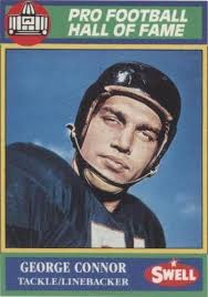 GEORGE LEO CONNOR Auto Autograph Hall Of Fame Info Card Giants Yanks Bears  COA