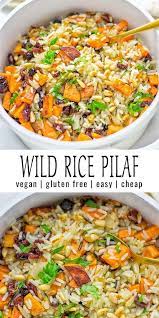 Wild Rice Pilaf One Pot 25 Minutes Contentedness Cooking Recipe Easy One Pot Meals Whole Food Recipes Vegan Dinners