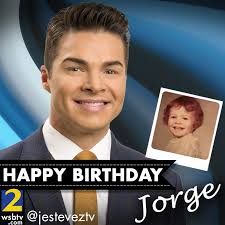 🎉🎂 HAPPY BIRTHDAY to the newest member of the Channel 2 anchor team,  Jorge Estevez! You've all welcomed him with open arms and we hope you'll  join us in wishing him a