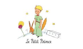 Un renard, caché, dit bonjour au petit prince. The Little Prince And The Fox Le Petit Prince Et Le Cakesdecor