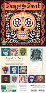 Day Of The Dead 2021 Wall Calendar Wall Calendar Sugar Skull Artwork Skull Artwork