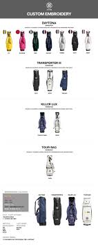 Home → golf bags embroidery. Golf Bag Embroidery G Fore
