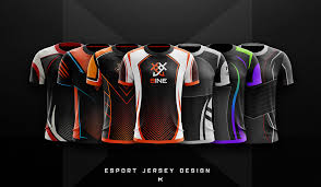Jersey Esport Team Mockup On Behance In 2020 Sport Shirt Design Sports Jersey Design Jersey Design