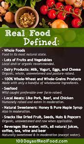 Real Food Defined The Rules 100 Days Of Real Food