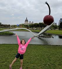 The piece was completed and installed in 1988 for the sculpture garden's opening and consists of a large cherry resting atop a large spoon partially straddling. Reasons Why Roseville Minnesota Is Perfect For A Family Vacation