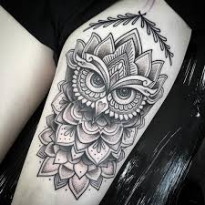 A mandala is a geometric configuration of. Mandala Eule Tattoo