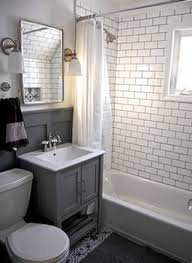 The vanity without cabinet can make a small bathroom feels much wider. 35 Stylish Small Bathroom Remodel Ideas On A Budget Diy Bathroom Remodel Bathroom Renovation Diy Small Remodel