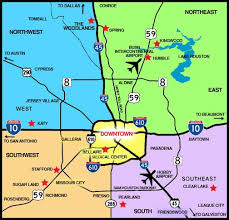 Greater Houston Area Map Houston Map Dallas Map Houston Zip Code Map