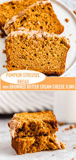 The the cold ganache is whipped to get light and airy and creamy. Pumpkin Streusel Bread Recipe Queenslee Appetit