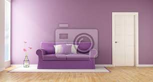 Wählen sie möbel, die ihren bedürfnissen entsprechen. Lila Wohnzimmer Wandsticker Appartment Innenraume Lounge Myloview De
