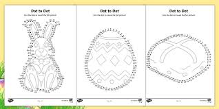 You will find a total of two free printable dot to dot pages in this set. Easter Dot To Dot Worksheets Primary Resource