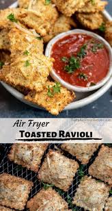 Air Fried Toasted Ravioli Recipe Tasty Air Fryer Recipes Recipe In 2020 Ravioli Recipe Air Fryer Recipes Healthy Toasted Ravioli