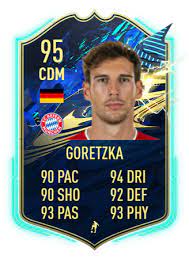 I haven't used prime or prime icon moments gullit this year, but im sure this goretzka card is even better, all 90 club also known as naingollan club, can do everything on the pitch, all around the best midfielder this year imo. Fifa 21 Tots Goretzka Gang German Midfielder Becomes First All 90 Player