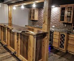 Live Edge Bar Top Home Bar Plans Rustic Basement Bar Live Edge Bar