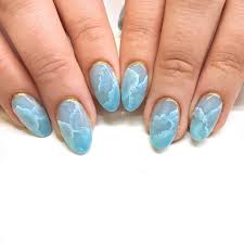 Katie Masters On Instagram Lol Someone Was Like Do You Even Still Do Nails Anymore And I M Like Maybe I Should M Ocean Blue Nails Colored Acrylic Nails Nails
