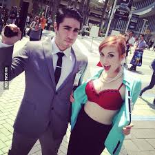Turtlenecks are a common article of clothing worn by spies in the archer universe. Archer Cosplay Sterling And Cheryl 9gag