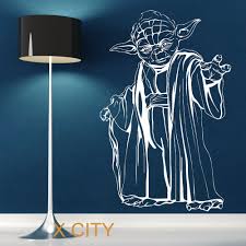 Hand drawn movie themed illustrations, digitally colored and set on a custom antique paper style background. Yoda Star Wars Wall Art Sticker Decal Removable Vinyl Cut Movie Themed Diy Home Decoration Poster Mural Room Decorative Poster Poster Muralwall Art Stickers Aliexpress