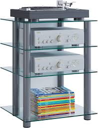 The moen glass shelf will instantly completethe moen glass shelf will instantly complete your bathroom area. Vcm Hifi Av Tv Furniture Shelf Entertainment Unit Lowboard Glass Bilus Alu Silver Clear Glass Tv Stands Multimedia Centres Home Kitchen Clinicadelpieaitanalopez Com