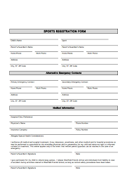 Free youth football registration form template. Free 37 Best Sports Registration Forms In Pdf Ms Word Excel