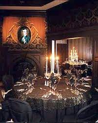 So we googled that image. From Time To Time The Haunted Mansion Has Invited Guests To Dine With Its 999 Happy Haunts Di Disney Haunted Mansion Haunted Mansion Haunted Mansion Halloween