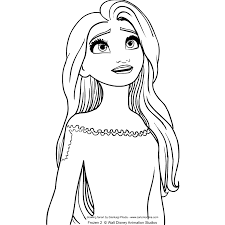 Check spelling or type a new query. Pretty Frozen 2 Coloring Pages Elsa Hair Down Novocom Top