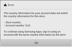 Where To Change Country Information At Samsung App Store Android Enthusiasts Stack Exchange