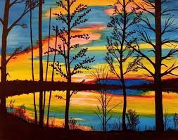 Check spelling or type a new query. Paint Nite Drink Creatively Discover Painting Events At Restaurants Silhouette Painting Landscape Paintings Chalk Pastel Art