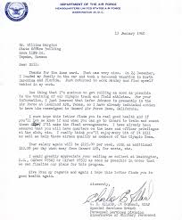 How to write an air force letter of recommendation. Usaf Letter To Bill Hargiss 1960