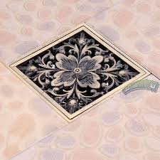 European Carved Square Bathroom Shower Drain Floor Waste Drain Cover Strainer Ebay Shower Drain Drain Cover Drain Covers Strainer