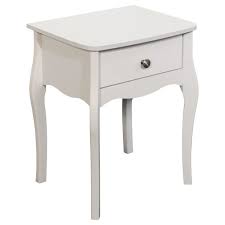 Cherrytree furniture wood white bedside table with drawer. Buy Amelie 1 Drawer Bedside Table White Bedside Tables Argos