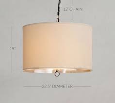 Linen Drum Pendant In 2020 Vintage Candle Chandelier Pendant Light Fixtures Drum Pendant