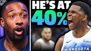 Ain't Even at 40 Percent at 25!”: Gilbert Arenas Disputes Anthony Edwards'  Claim to Malika Andrews