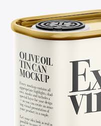 Download Matte Olive Oil Tin Can Mockup In Can Mockups On Yellow Images Object Mockups PSD Mockup Templates