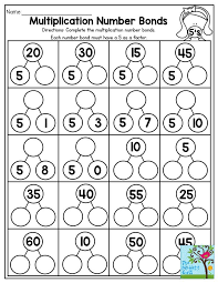 Multiplication Number Bonds Complete The Multiplication Number Bonds Multiplication Math Multiplication Teaching Multiplication