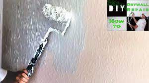 Skim coat ugly walls with a paint roller! How To Skim Coat Using Paint Roller Trick Getting Rid Of Knockdown Texture Youtube