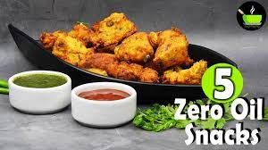 5 Zero Oil Snacks Recipes Evening Snack Without Oil Snacks Recipe Tea Time Easy Snack Easy Snacks Evening Snacks Veg Snacks