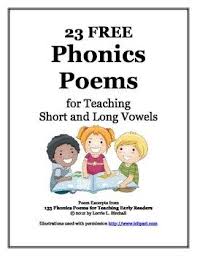 Short Vowel Poems 23 Free Phonics Poems For Teaching Short And Long Vowels Phonics Phonics Activities Phonics Reading