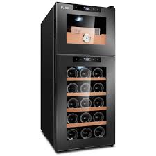 Humidity levels, either too high or too low, can have a detrimental effect on wine. Cigar Humidor Cooler Constant Temperature Control Humidity Double Door Cabinet Hold Up To 50 Cigars And 15 Bottle Wine Buy Online In Japan At Desertcart Jp Productid 157891774