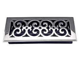 The duct runs should be sized to deliver that cfm within desirable fpm velocities. Richelieu 709310180 11 X 4 Scroll Floor Register Polished Nickel