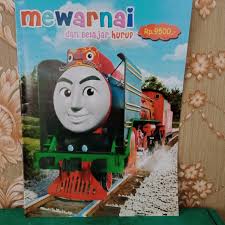 30 gambar mewarnai thomas and friends untuk anak paud dan tk. Jual Mewarnai Kereta Thomas Jakarta Barat Toko Iqbal B Tokopedia