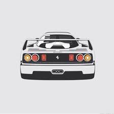 White Ferrari F40 Classic Cars Old Classic Cars Best Classic Cars