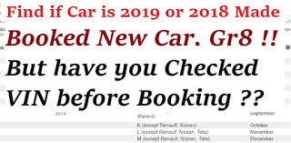 Decode Manufacturing Date Of Car How To Find 2019 Vin Car