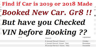 decode manufacturing date of car how to find 2019 vin car